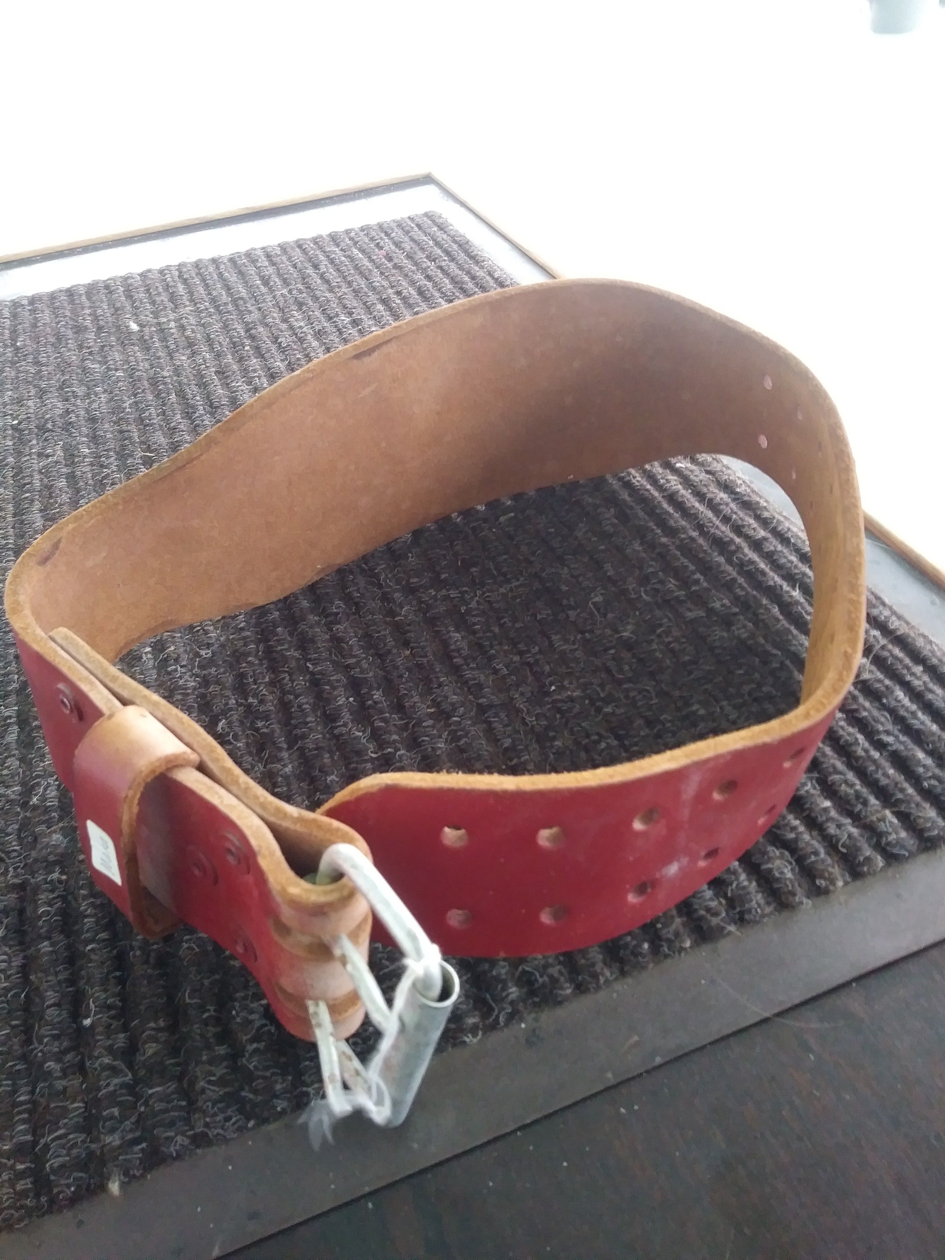 Macgregor leather weight belt