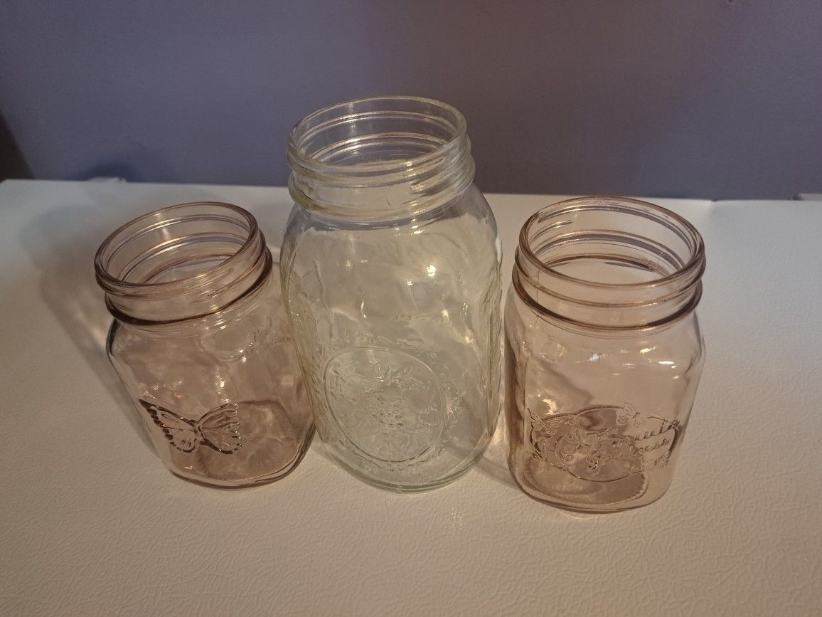 3 Mason Jars