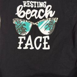 Beach Resting Face Tank 