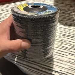 12Pack Flap Discs, 40 Grit 4 1/2 x 7/8 in Flap Sanding Disc for Angle Grinder, Type 29 Zirconia Grinding Wheel for Metal (40Grit-12Pcs)