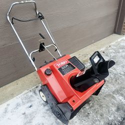 20" TORO CCR2000 💥 2 Cycle SNOWBLOWER Pull Start ReadyToGo