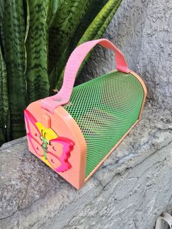 MELISSA & DOUG BELLA BUTTERFLY BUG HOUSE PINK / GREEN ANIMAL HOME RARE HTF