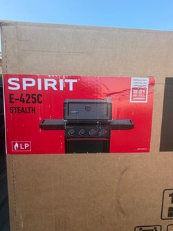 New Weber Spirit E-425c Stealth Barbecue BBQ Grill Propane
