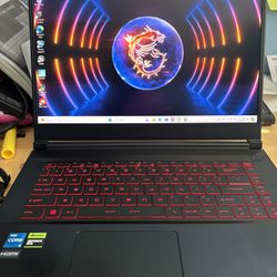 MSI thin gaming laptop