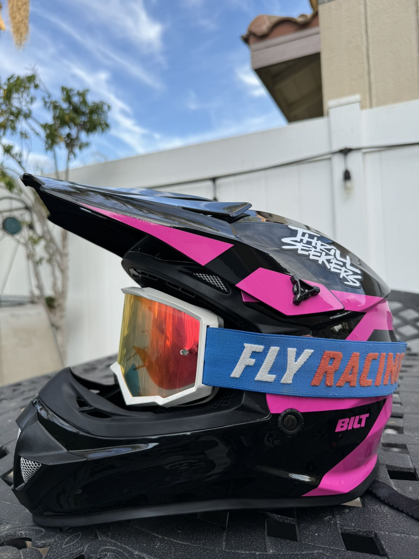 BILT Youth Size XL Pink Helmet