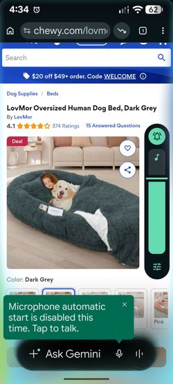 Human Dog Bed