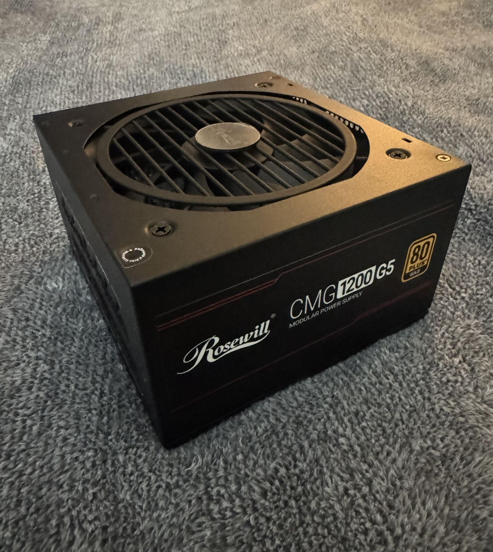 Rosewill CMG5 1200W, ATX 3.0 & 3.1 Compatible, 80+ Gold 1200W Full Modular Power Supply