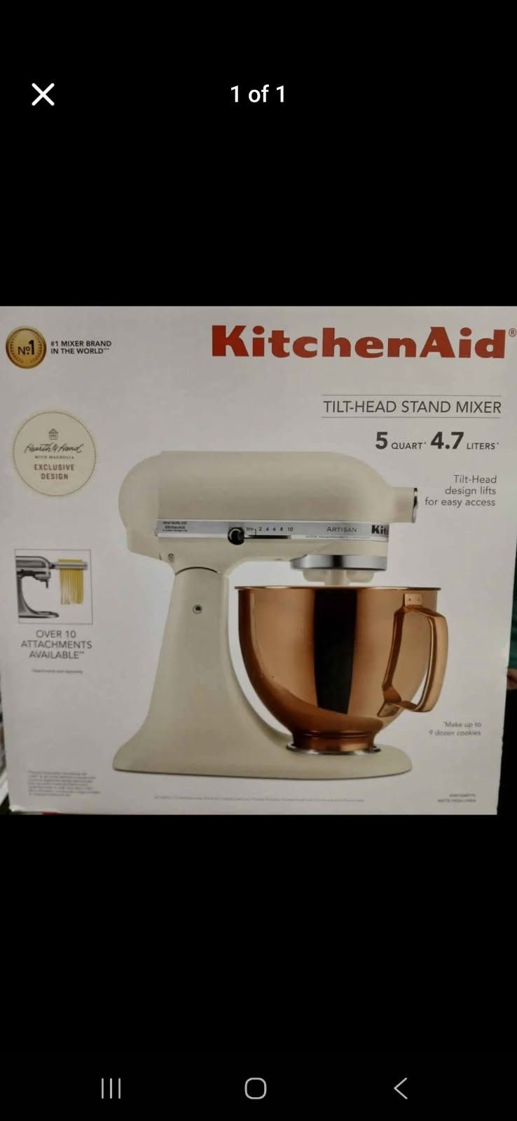 5quart cream mixer