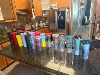 Starbucks Tumbler Cup Collection – 14 Pieces TAKE ALL FOR A STEAL DEAL