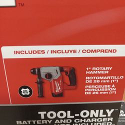 Milwaukee 1 In Fuel Rotary Hammer Sds Plus