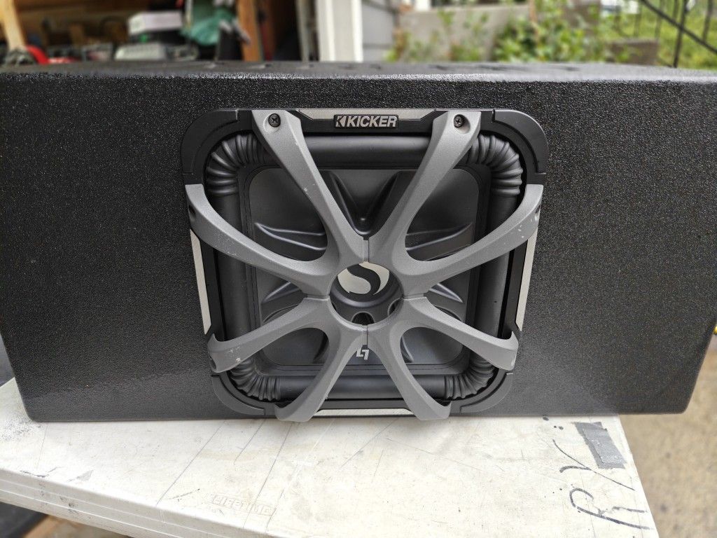 Kicker 12" L7 Subwoofer In Huge Ported Box