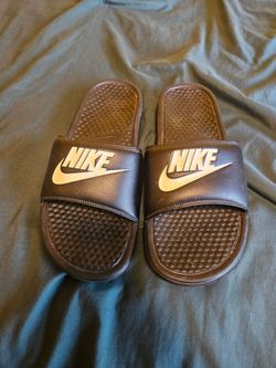 Size 8M 9W Nike Benassi Jdi Slides Black 343880-090