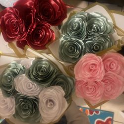 ribbon flowers