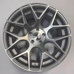 19" Avant Garde M590 19x9.5 5x115 +40 Matte Silver