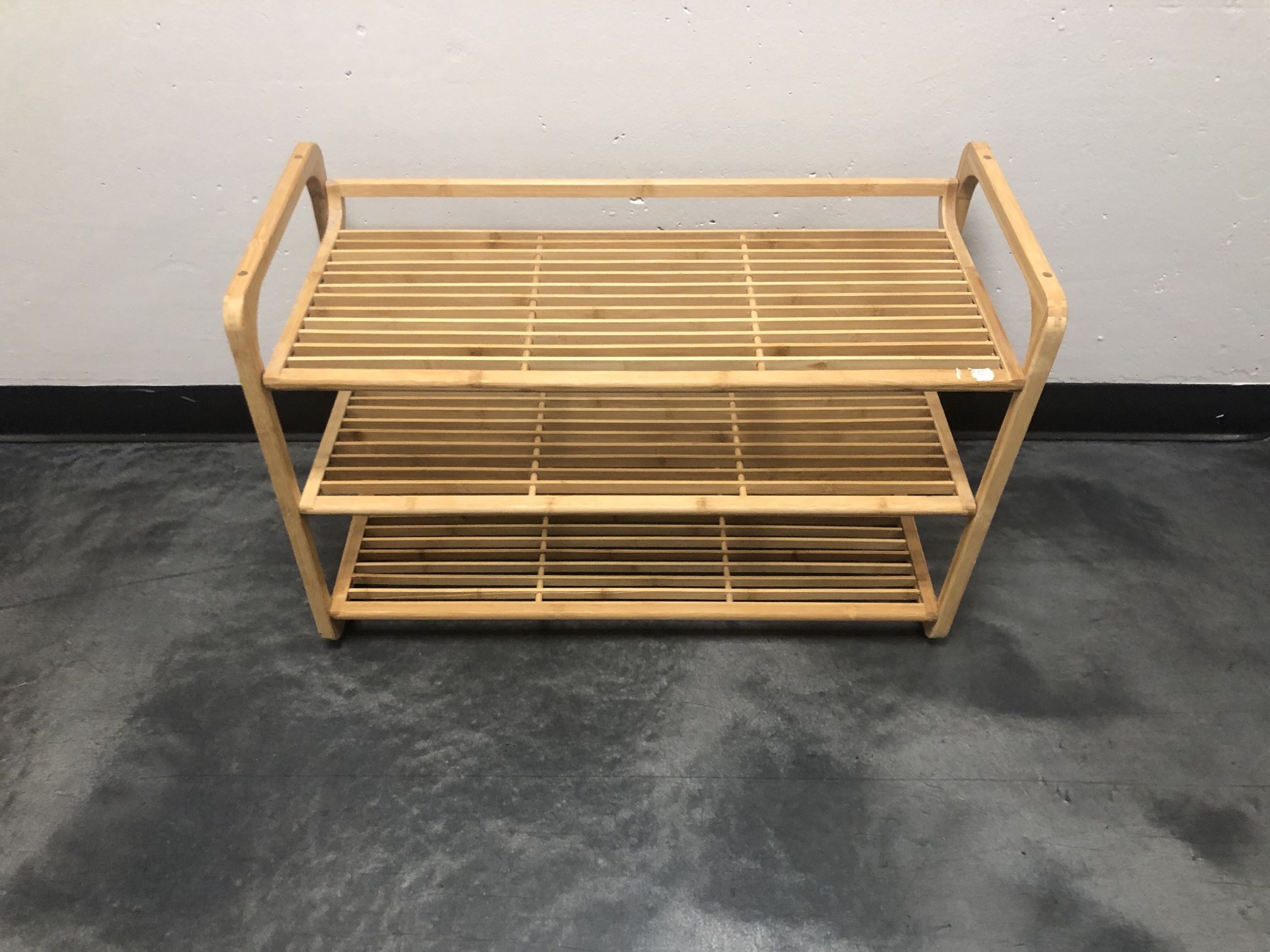 Oceanstar 3-Tier Bamboo Shoe Rack, Brown
