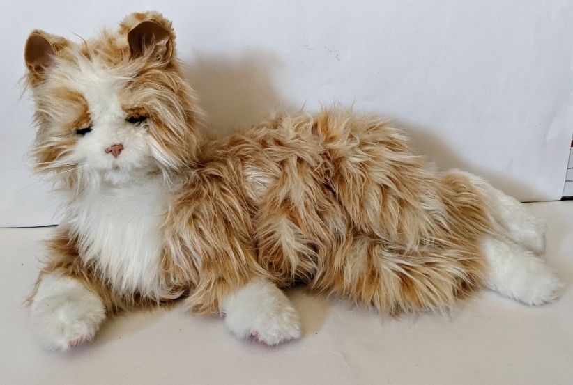 Joy For All Companion Pet Cat Realistic Lifelike -Orange & White