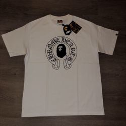 black and white chrome hearts shirt
