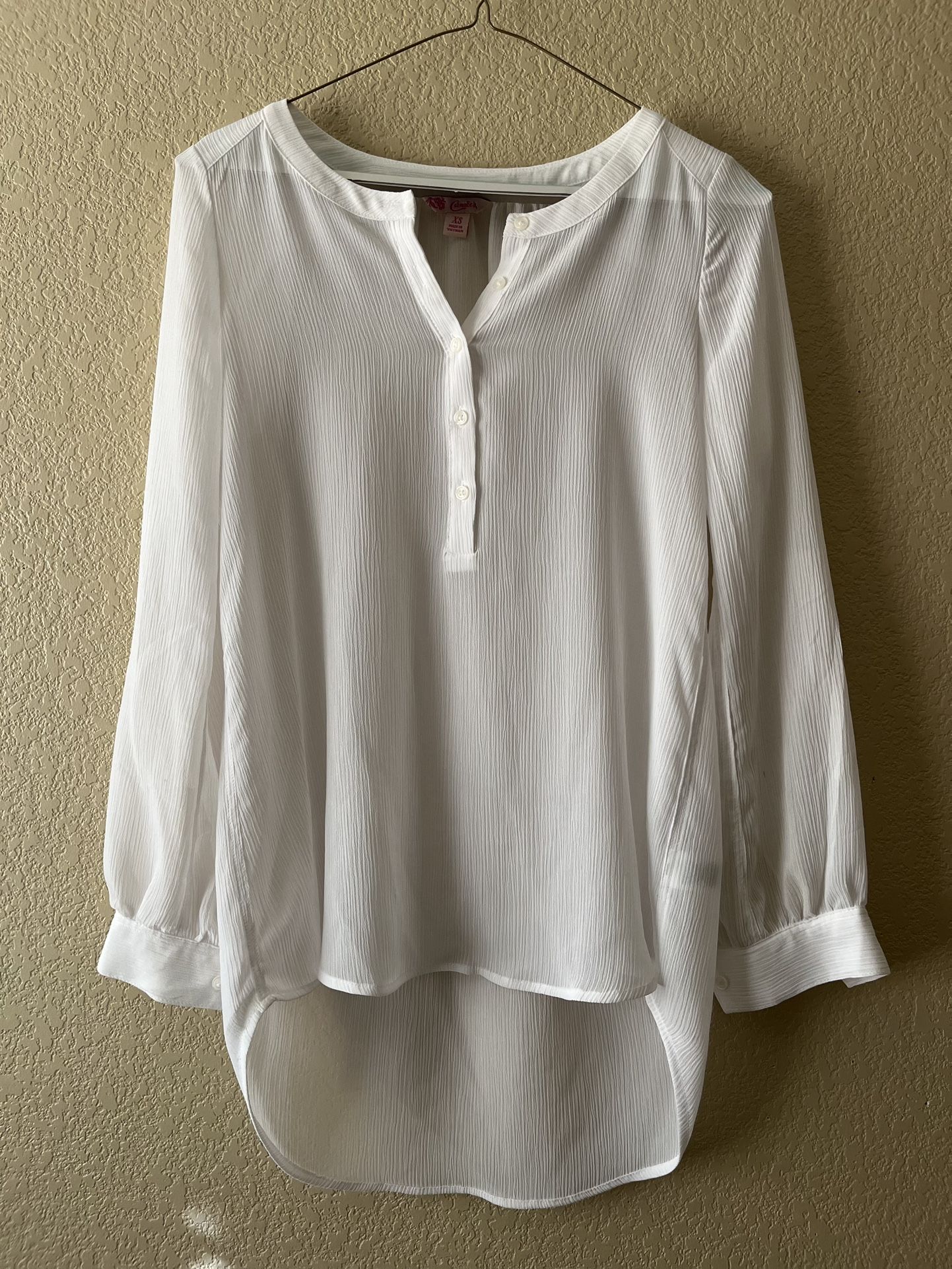 White Long Sleeve Blouse