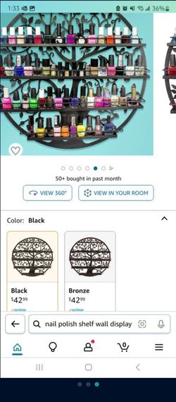 Nail Polish Wall Display