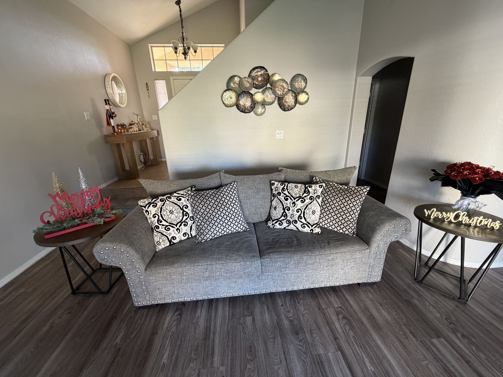 Ashley Furniture Couch & Side Tables