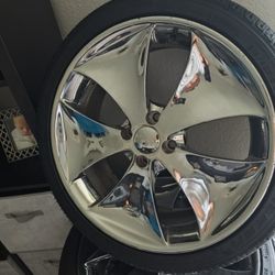 18" Niche Chrome Wheels With New Falken Tires!!!