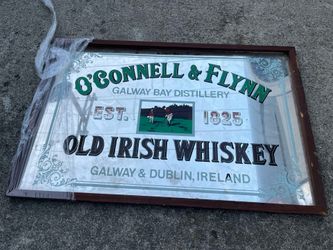 Antique Old Irish Sign For Man Cave Or Shop