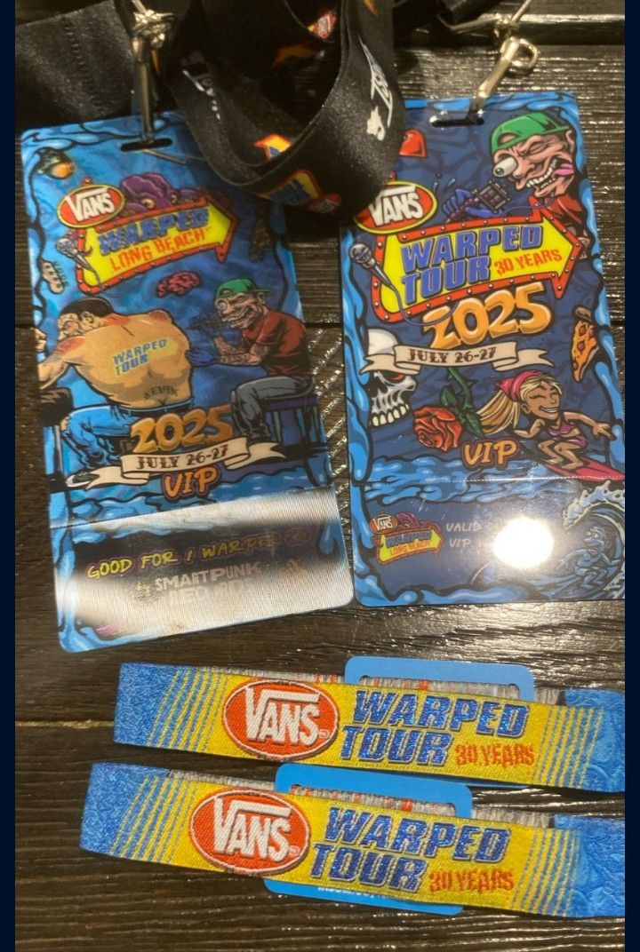 VIP VANS WARP TOUR LONG BEACH ⛱️