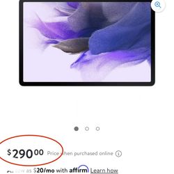 Samsung Galaxy S7 Tablet 