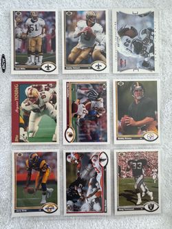 NFL Football Trading Cards Lot of 18