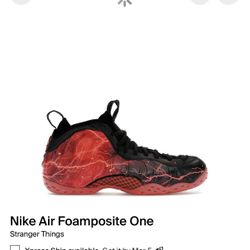 nike air foamposite one stranger things Size 10.5