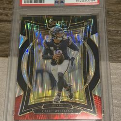 2024 Select Caleb Williams Black & Red Shock ROOKIE PSA 10!!! 🔥