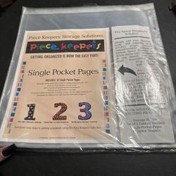 Single Pocket Album Page Protectors 