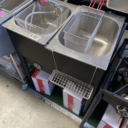Chicken Deep Fryer/ Fridora De Gas Propano Nuevo En Especial Con Canastas