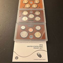Coins – 2014S Brilliant Uncirculated Proof Set in original packaging – Total 14 coins