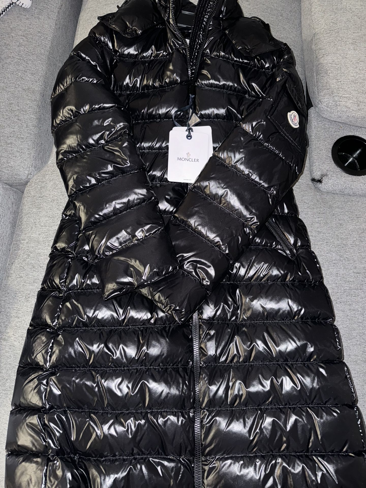 Moncler Moka Long Puffer Coat