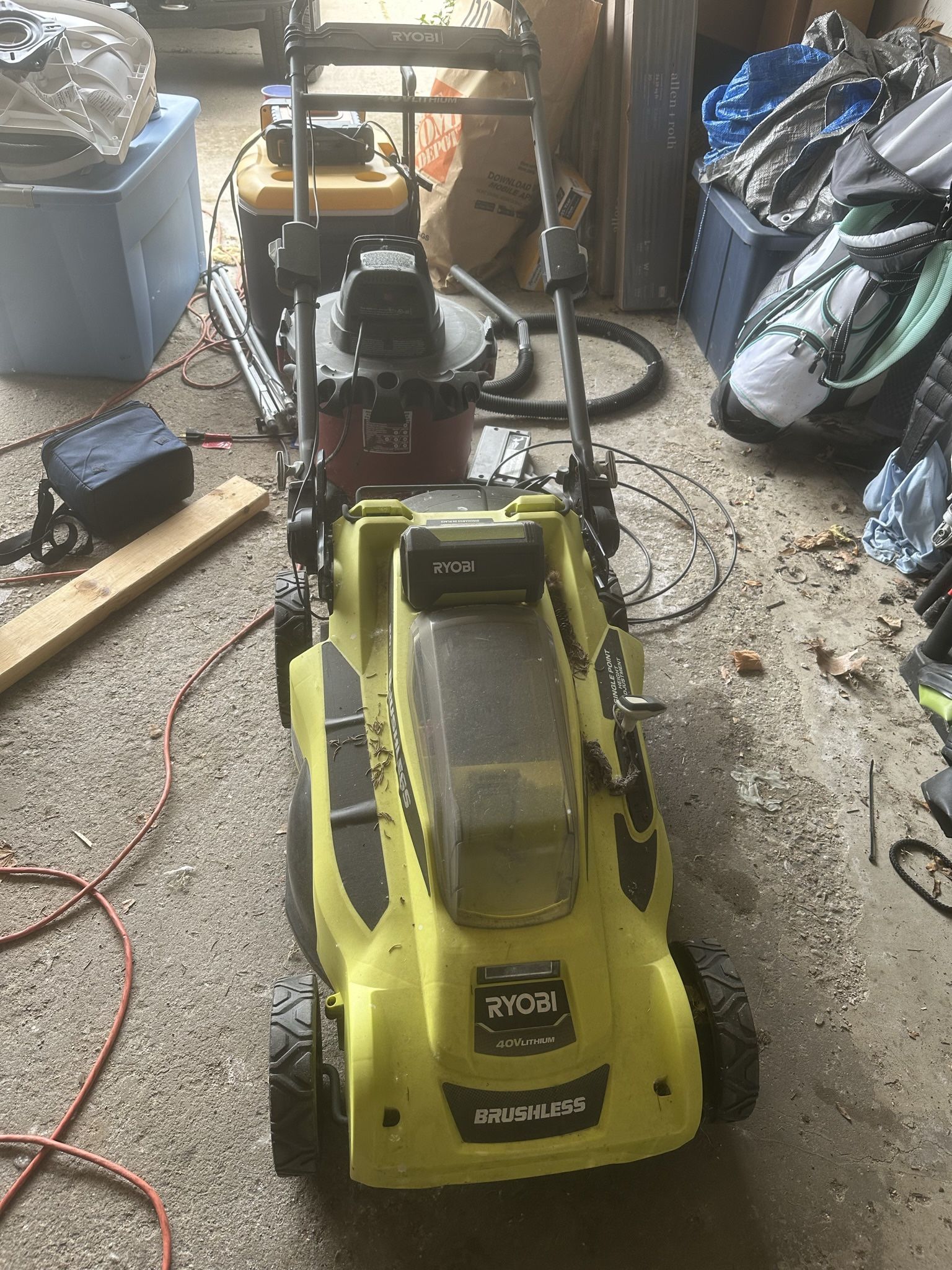 Ryobi Battery Powered Mower