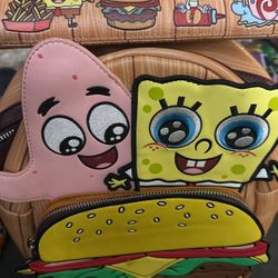 Loungefly SpongeBob Backpack & Wallet 