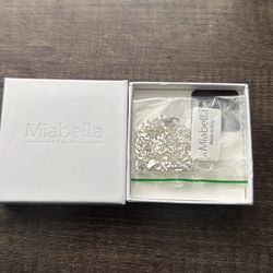 Miabella Italian 925 Sterling Silver Diamond-Cut Figaro Link Chain 18”New