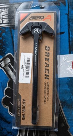 Aero Precision BREACH Ambidextrous Charging Handle Assembly Large Lever LR-308 Aluminum