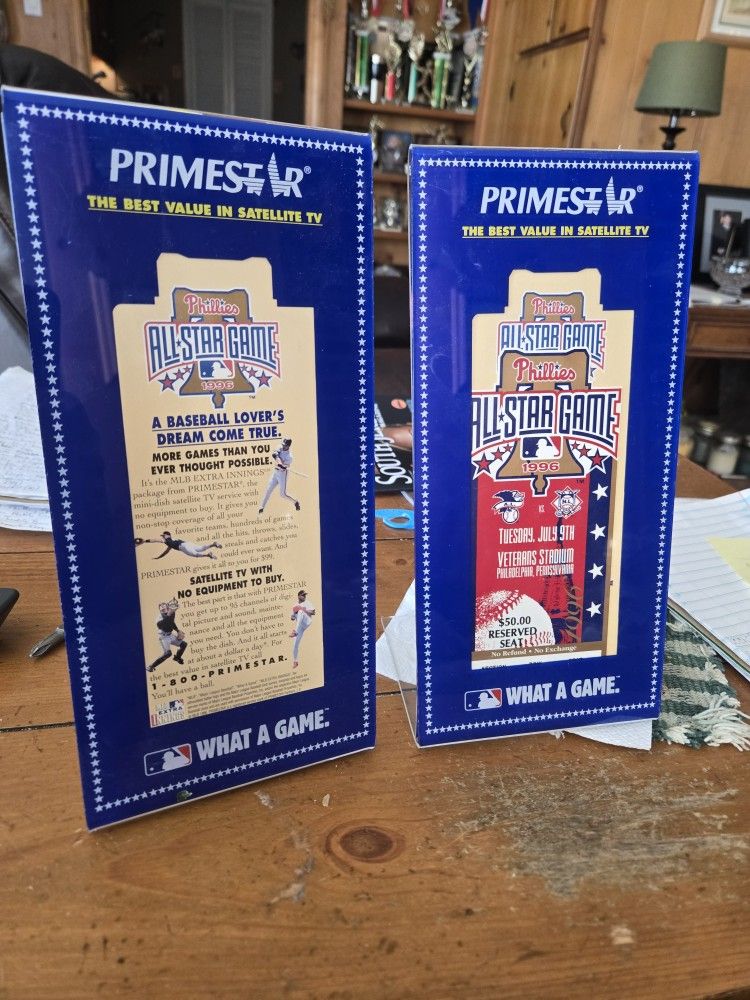 1996 Commemorative MLB All Star Game Ticket 