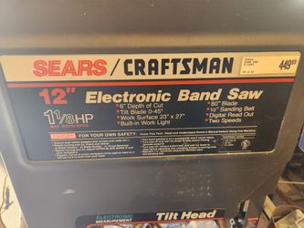 Craftsman bandsaw - 12"