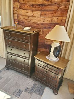 Dresser and matching night stand
