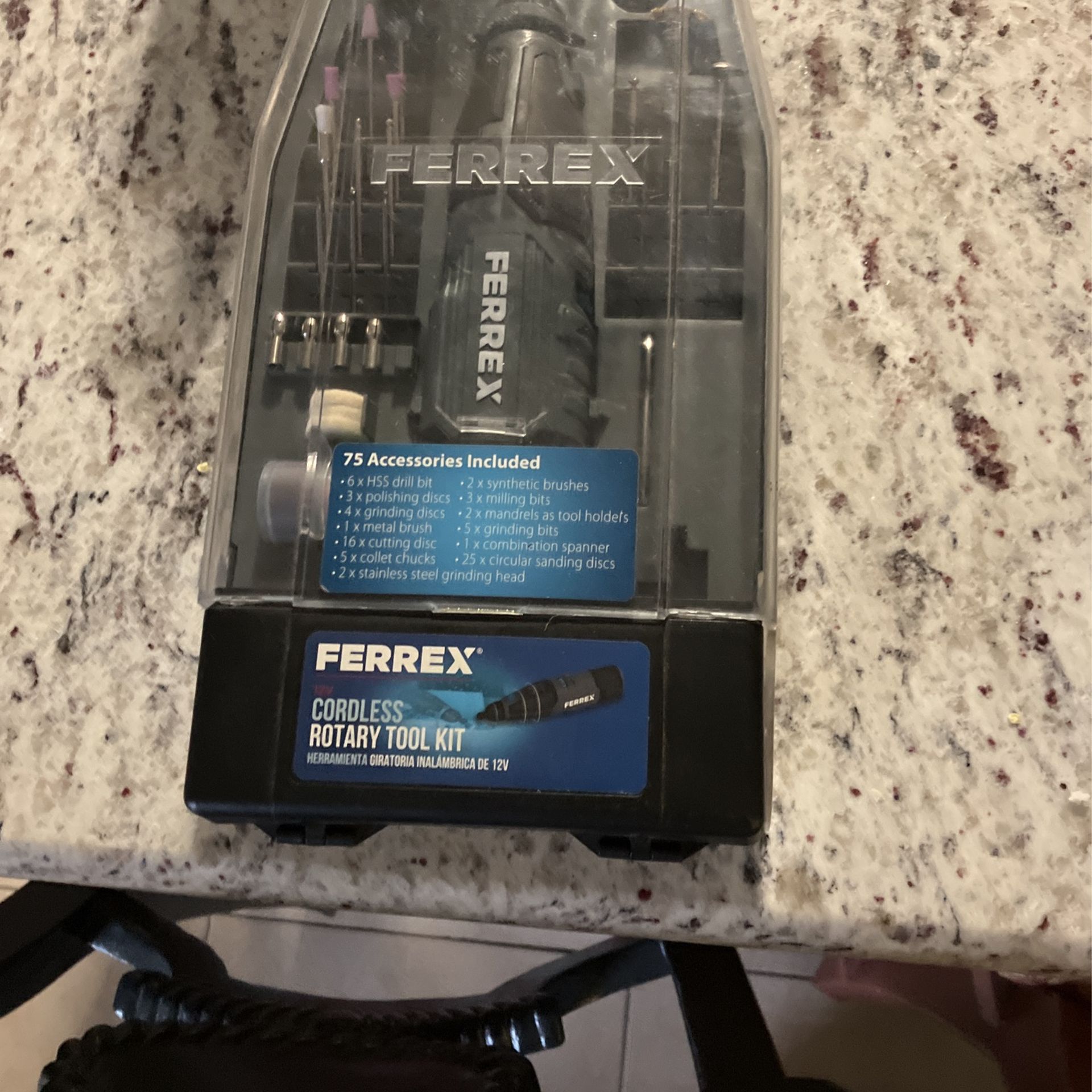 Ferrex Cordless Rotary Tool Kit
