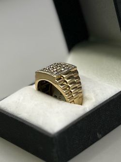 10K MYG DIAMOND RING