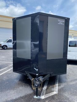 NEW 7x14 ENCLOSED TRAILER 7’ INTERIOR HEIGHT