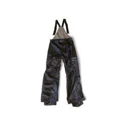 Black Dot-Black Insulated ski or snowboard bib pants Men's L