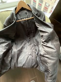 APT leather coat