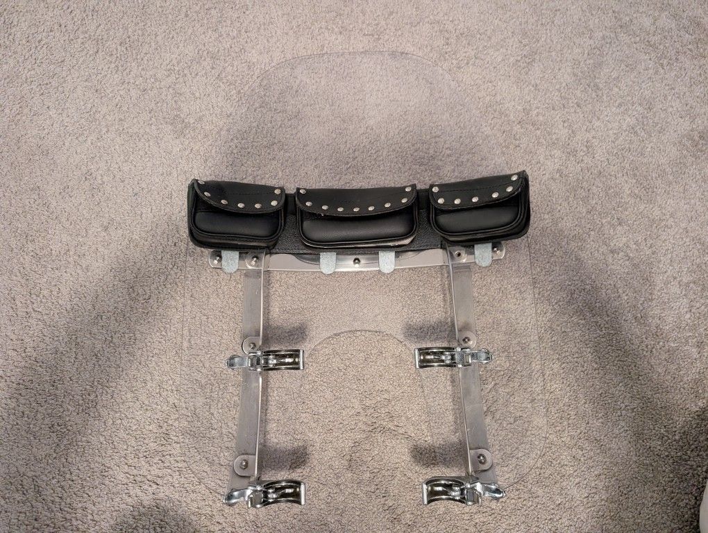 Quick Release Motorcycle Windscreen