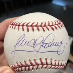 Sandy Alone Jr Signed Baseball 