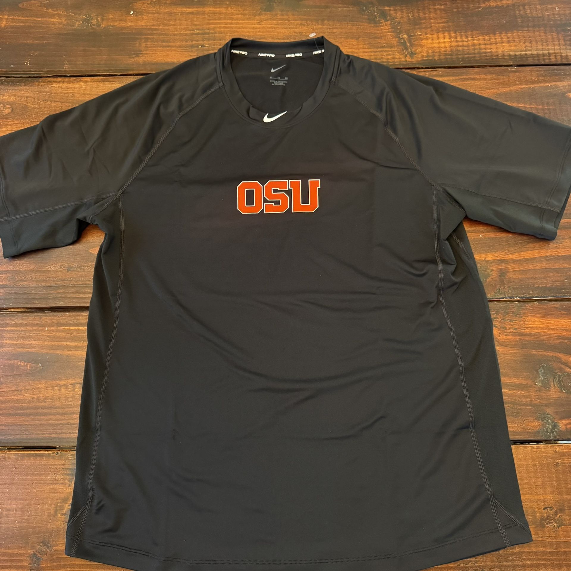 Nike Pro Oregon State Beavers Team Issue Fitted Training Shirt